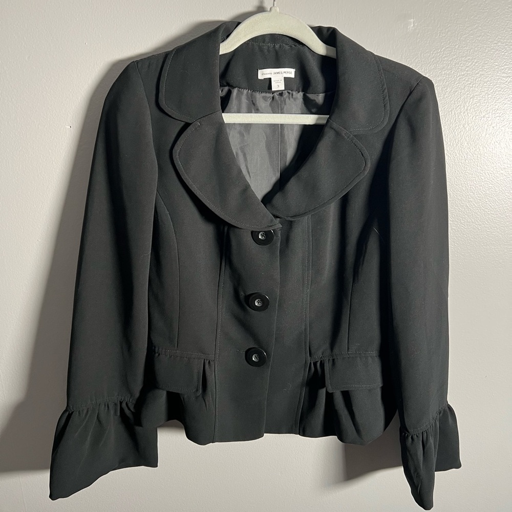 James Perse‎ Gorgeous Black Blazer- 3